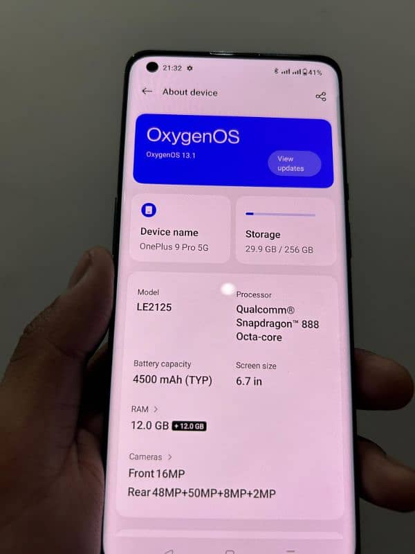 OnePlus 9 pro 12GB 256GB Dual sim 1