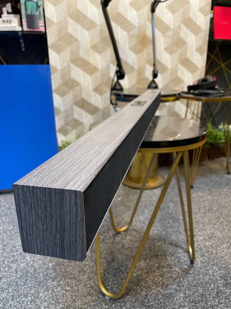 42" Bluetooth Rechargeable Soundbar 300W - Wooden Finish Look 4