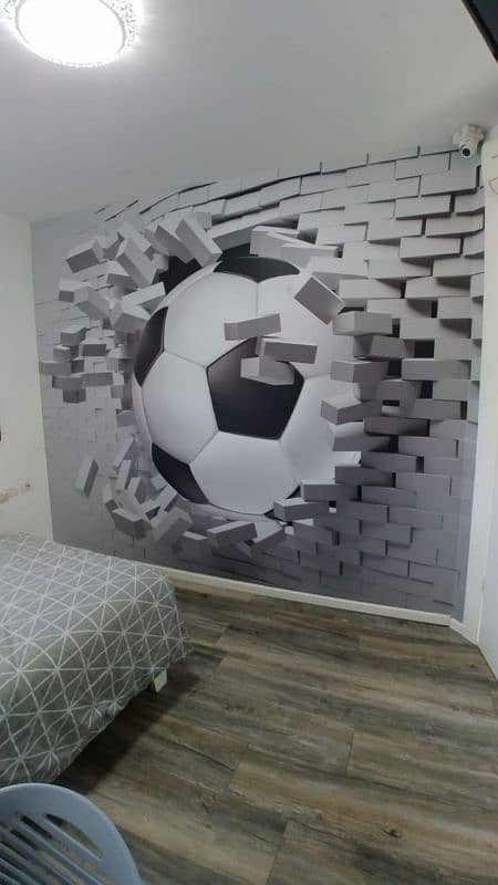 3D Flex Wallpaper ( Bedrooms Themes  ) ' ( Office Themes) Classroom 15