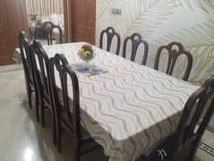 Dining Table with 8 chairs