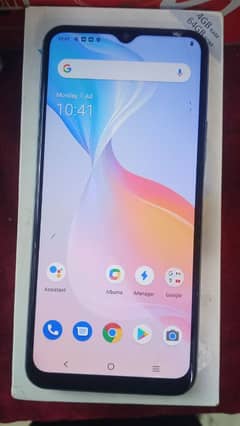 vivo y21 with box charger 4+1 64 glass crack h bas baki all ok