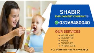 Maids / House Maids / Chef / House Cook / Baby Sitter Maid available