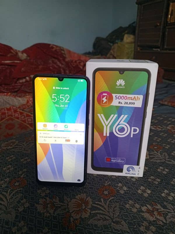 huawei y6p with box pta approved  3gb ram 64 memory 0