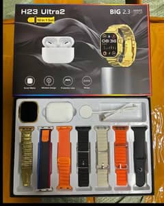 smart watch with airbirds and 10 straps