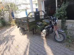 The lorder rickshaw in green colour location:khan house,6 Road A block