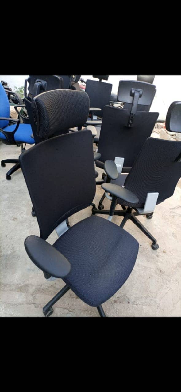 Used Korean chair - chairs - office chairs - revolving chair 14