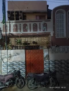 Ground Plus One House For Sale In North Karachi Sector 5B2 Near Basil And Prince Lawn.