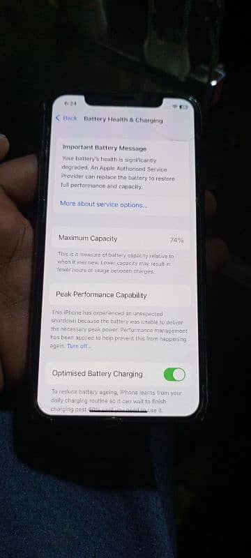 iphone x 256Non Pta btry74 service 1