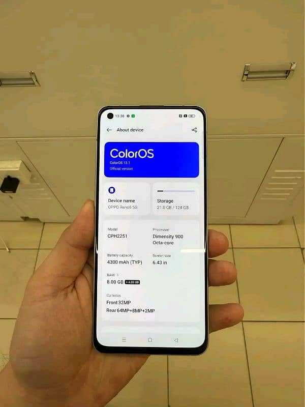 03237004371 OPPO Reno 6 Z 5G 16GB RAM 128GB storage display finger 8