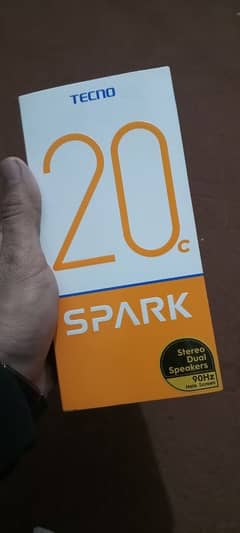 Tecno spark 20c full packed box