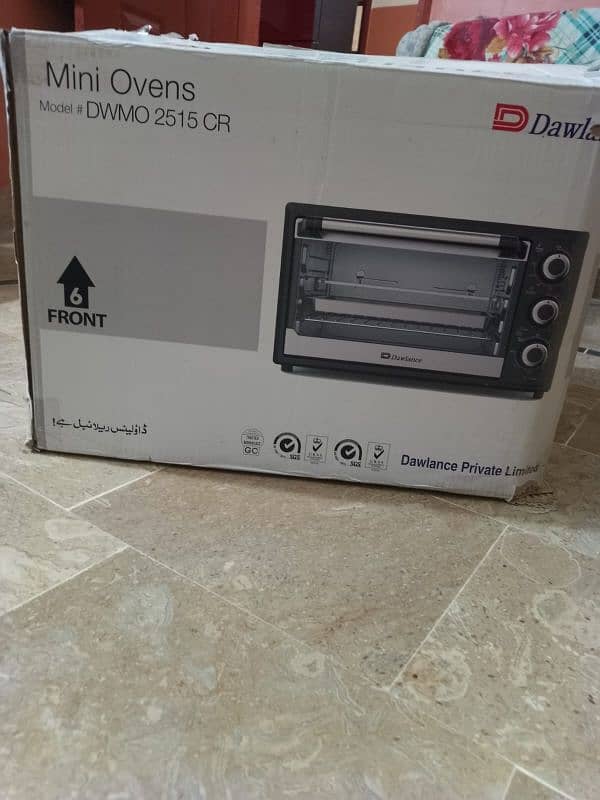 DAWLANCE MICROWAVE OVEN MODEL 2515 CR 1