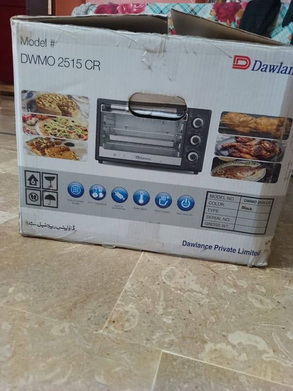 DAWLANCE MICROWAVE OVEN MODEL 2515 CR 2