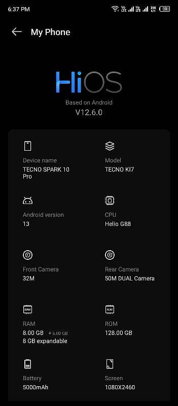 Tecno Spark 10 pro 5