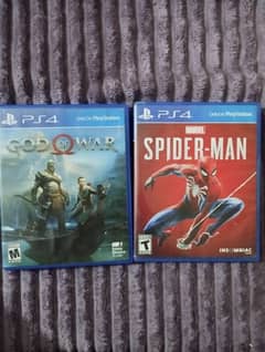 God Of War And Marvel Spiderman PS4