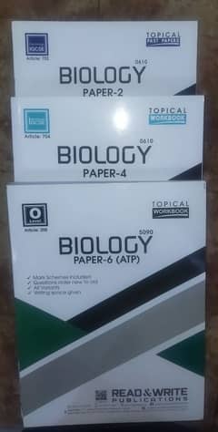 Biology 0610 IGCSE Past paper read and write