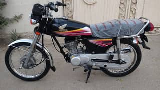 CG honda 125 201 larkana NUM mint condition