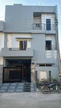 five marla triple story house for sale in valencia town brand new house