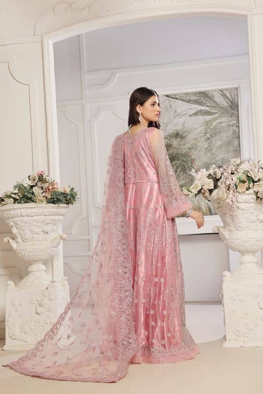 bridal of formal Maxi net fabric stone work and Resham work 1