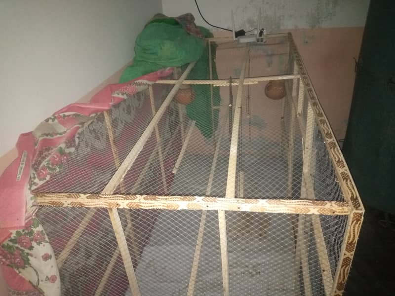 Hen and patots cage small time use good condition  6000 4