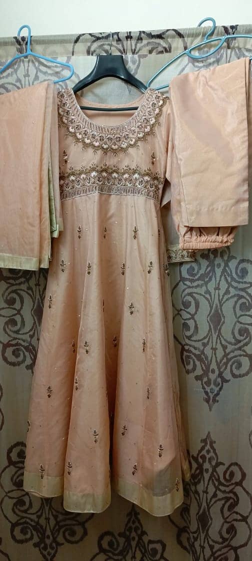 Three piece stitched maxi dress 2