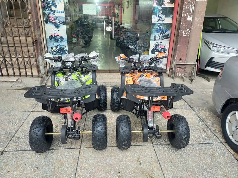 Double Disk Breaks 125cc Hunter Jeep Atv Quad Bike Delivery In All Pak 2