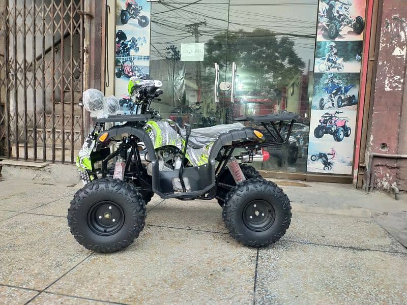 Double Disk Breaks 125cc Hunter Jeep Atv Quad Bike Delivery In All Pak 5