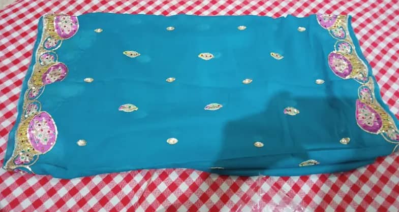 Embroidery Cloth Banarsi Silk 2