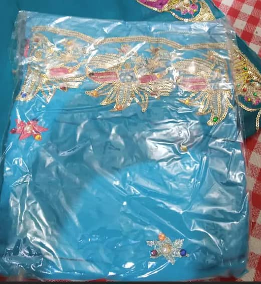 Embroidery Cloth Banarsi Silk 4