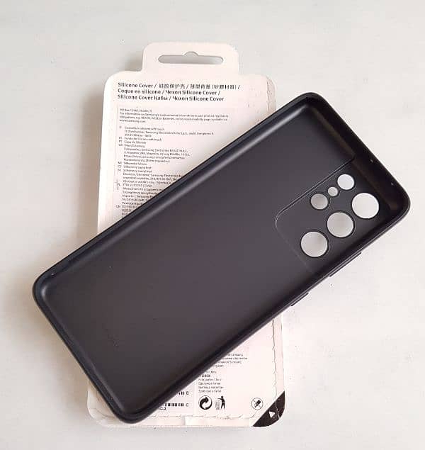 Samsung Galaxy S21 Ultra 5G Original Silicone Cover Black 3