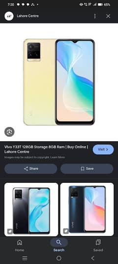 vivo y33t with box god contion