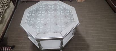 Hexagonal table good to use and looks very nice