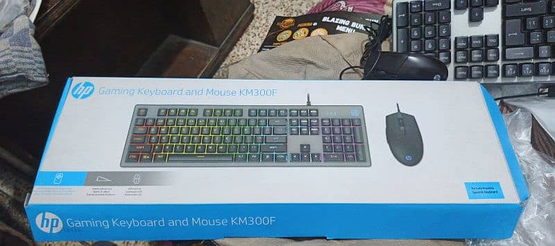 HP gaming keyboard and mouse km300f 0