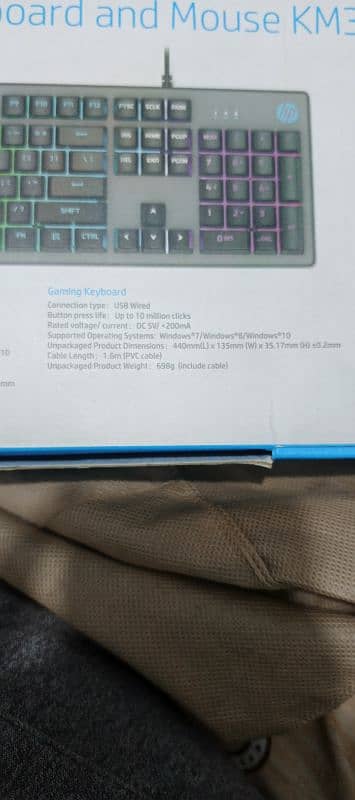 HP gaming keyboard and mouse km300f 10