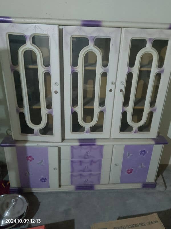 double bed+sides table without mattress & wardrobe + others ) 5