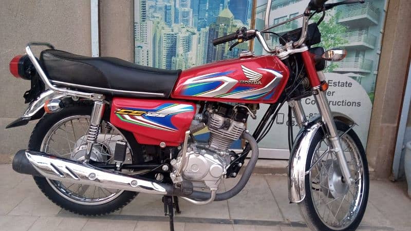 HONDA 125 MODEL 2022 RED COLOR 9