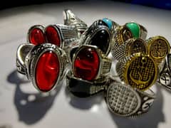 Turkish Design Fashion stone Rings for men