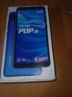 tecno pop3 good condition with box pta approved 1 gb ram 16gb rom