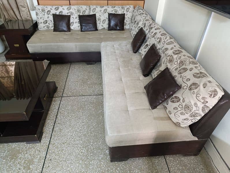 L Shaped Sofa Set (6 Seater) 2