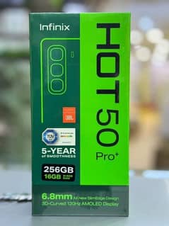 Infinix hot50pro+ new phone only box open