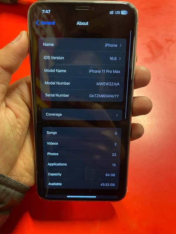 iphone 11 pro max Pta Approved 6