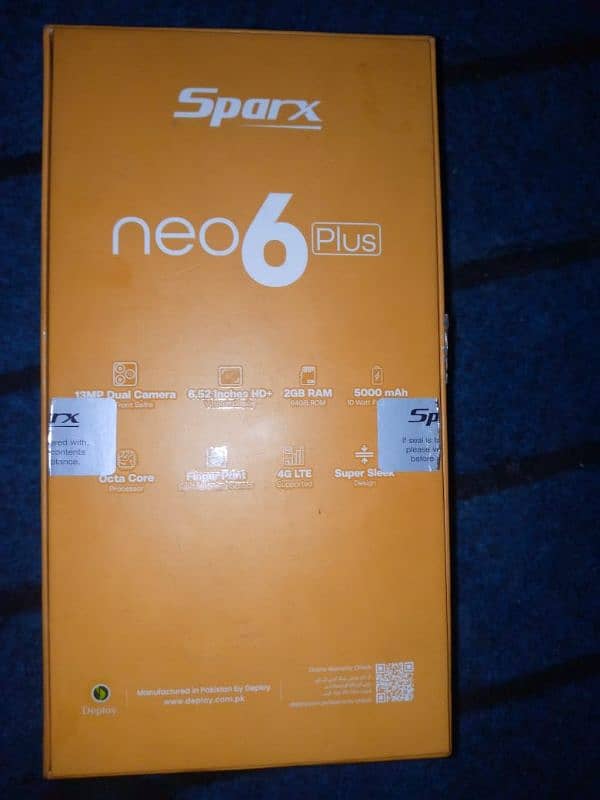 SPARX Mobile NEO 6Plus 2gb ram 64gb memory 2