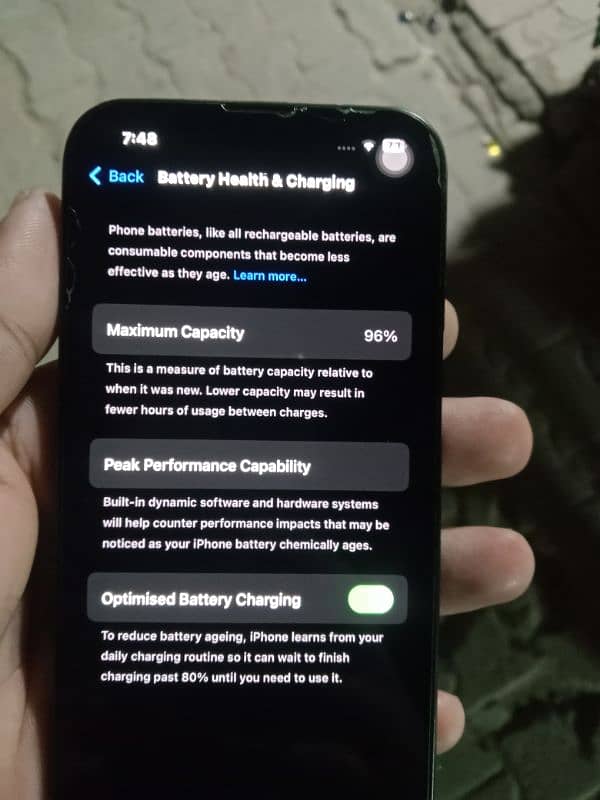 iphone 13jv btryhealth 96% 6