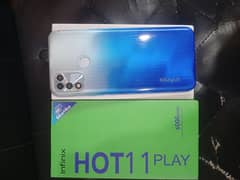 Infinix Hot 11 play (4/64) ram with box lush condition