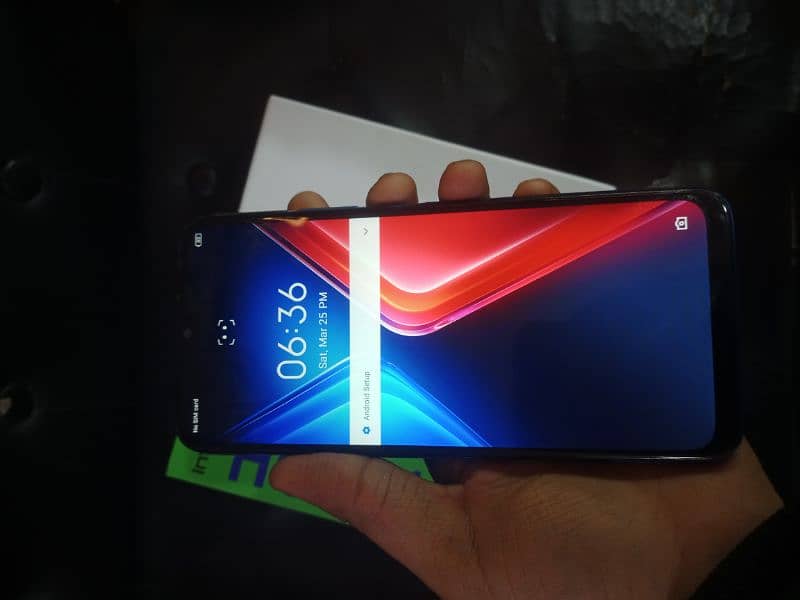 Infinix Hot 11 play (4/64) ram with box lush condition 1