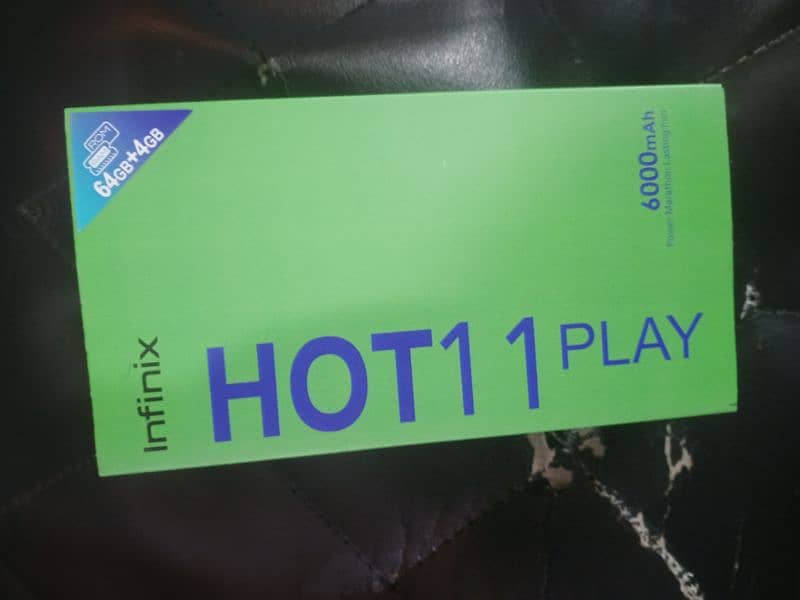 Infinix Hot 11 play (4/64) ram with box lush condition 7