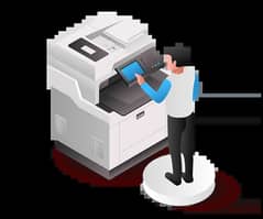 Photocopy machine operator