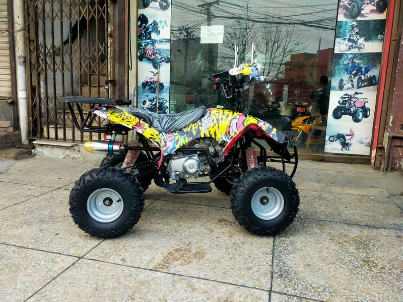 125cc Sports Raptor Atv Quad 4 Wheel Bikes Delivery In All Pakistan 1