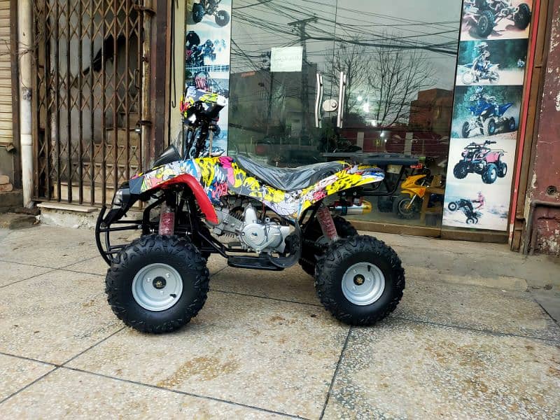 125cc Sports Raptor Atv Quad 4 Wheel Bikes Delivery In All Pakistan 3