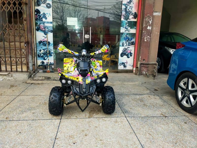 125cc Sports Raptor Atv Quad 4 Wheel Bikes Delivery In All Pakistan 5