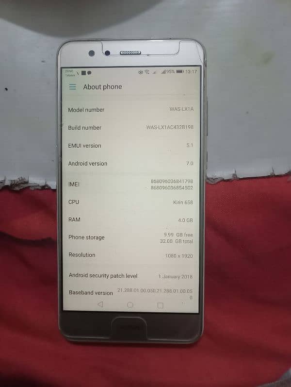 Huawei P10 lite (4\32) dual sim 4G 3